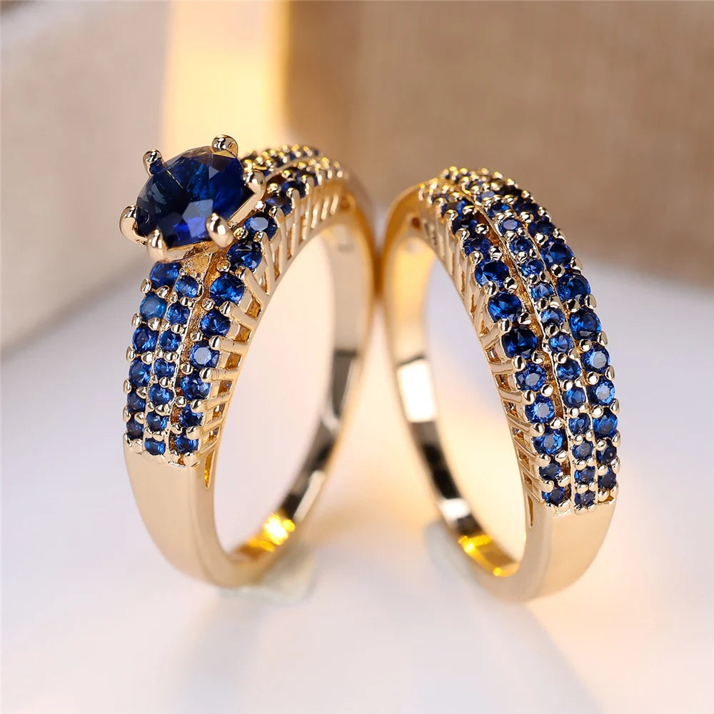 Amethyst Empress Vintage Ring Set