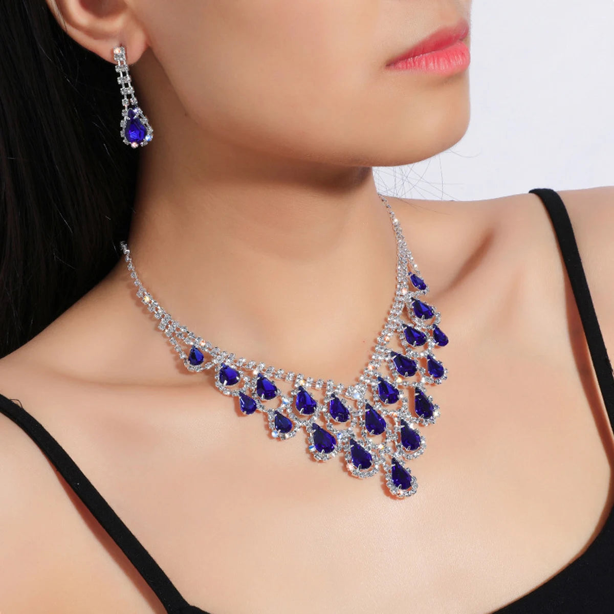 Imperial Ruby Cascade Jewelry Set