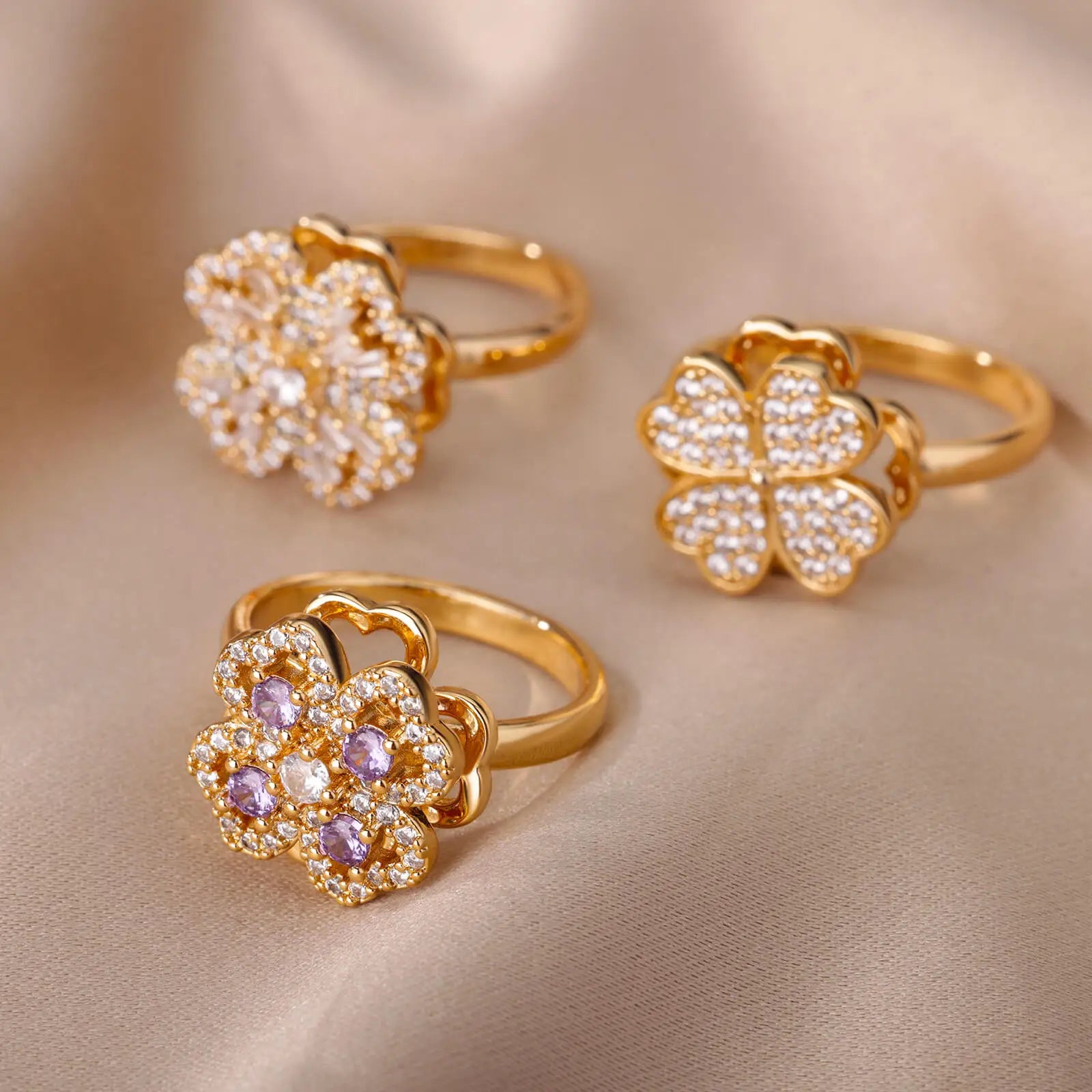 Nadi Anti-Anxiety Sparkle Ring 
" Find your calm in every turn."