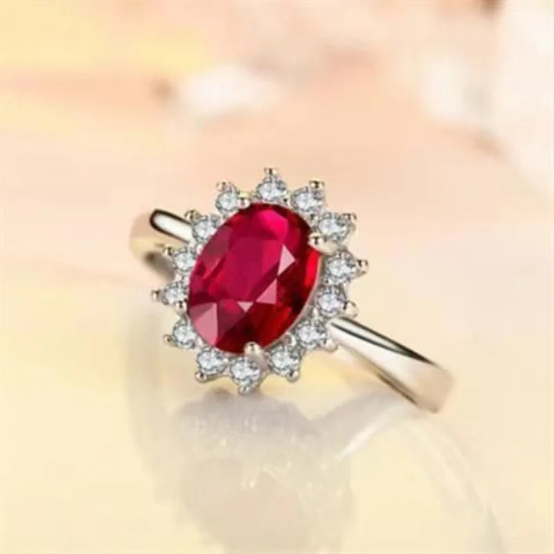 Blue Zircon Elegance Ring – 3.2ct Sparkle