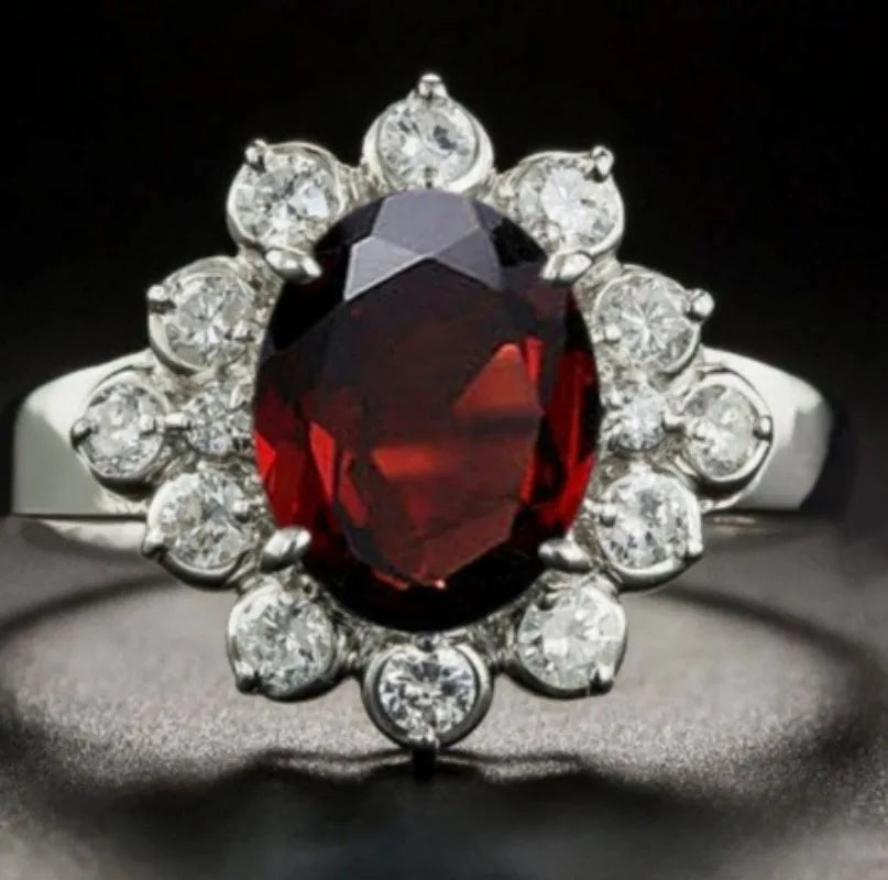 Blue Zircon Elegance Ring – 3.2ct Sparkle