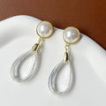 Luminous Pearl Drops – Bold Elegance for Modern Women